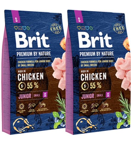 Brit Premium By Nature Junior Small S 2x8kg