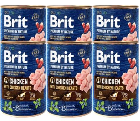 Brit Premium By Nature Kurczak 6x400g