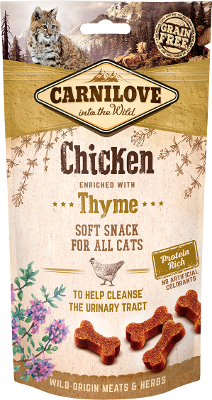 Carnilove Cat Semi Moist Snack Chicken Enriched With Thyme przysmak dla kotów 50g