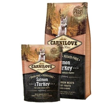 Carnilove Salmon & Turkey for Puppies Large Breed 1,5kg