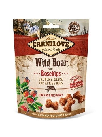 Carnilove Snack Crunch Wild Boar & Rosehips 200g
