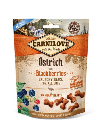 Carnilove Snack Crunchy Ostrich & Blackberries 200g
