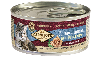 Carnilove Turkey & Salmon karma mokra dla kotów 100g