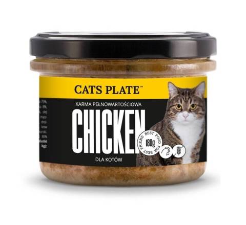 Cats Plate Chicken- karma z kurczaka dla kotów 180g
