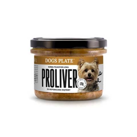 Dogs Plate Proliver - lekkostrawna karma mokra dla psów 180g