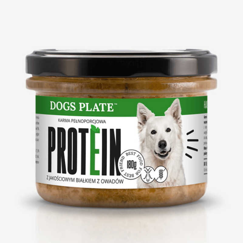 Dogs Plate Protein - karma mokra dla psów 180g