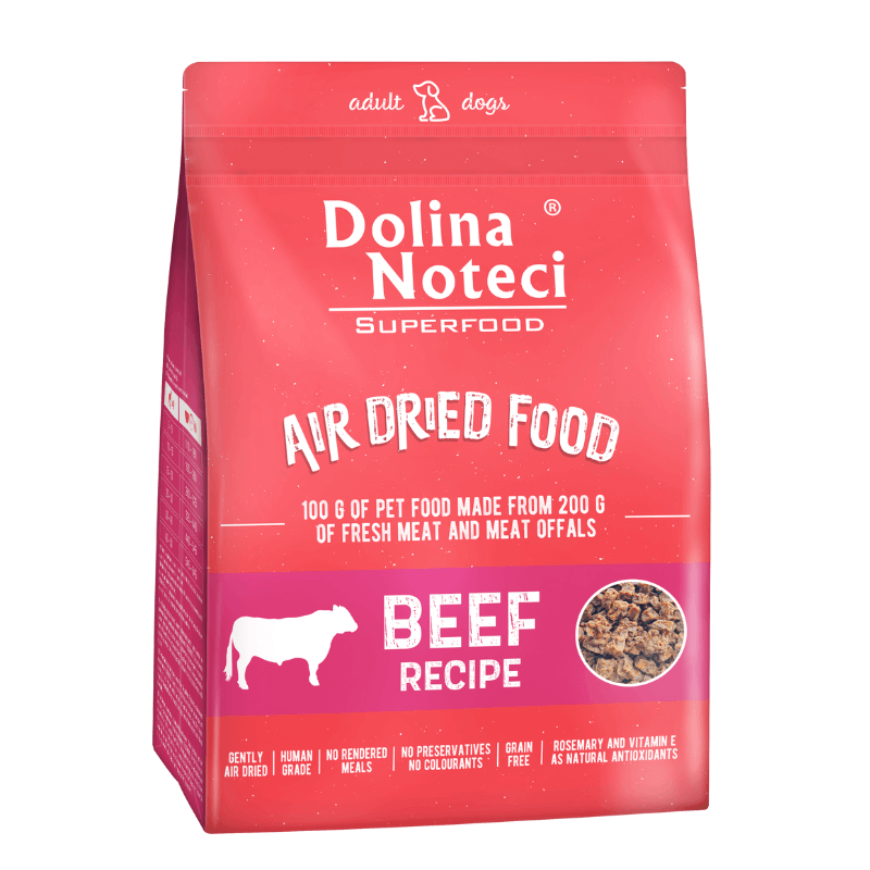 Dolina Noteci Superfood danie z wołowiny karma suszona dla psa 1kg