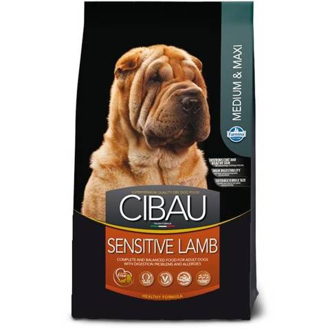 Farmina CIBAU Sensitive Lamb dla dorosłych psów ras średnich i dużych 12kg + 2kg