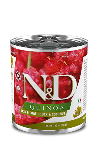 Farmina N&D Quinoa Skin & Coat Duck karma mokra dla psa 285g