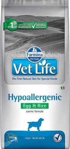Farmina Vet Life Hypoallergenic Egg & Rice dla psa alergika 12kg