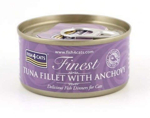 Fish4Cats Finest filet z tuńczyka z anchois 70g