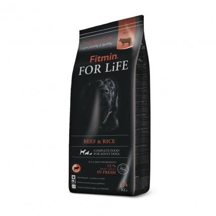 Fitmin For Life Adult Beef & Rice 14kg nowy smak