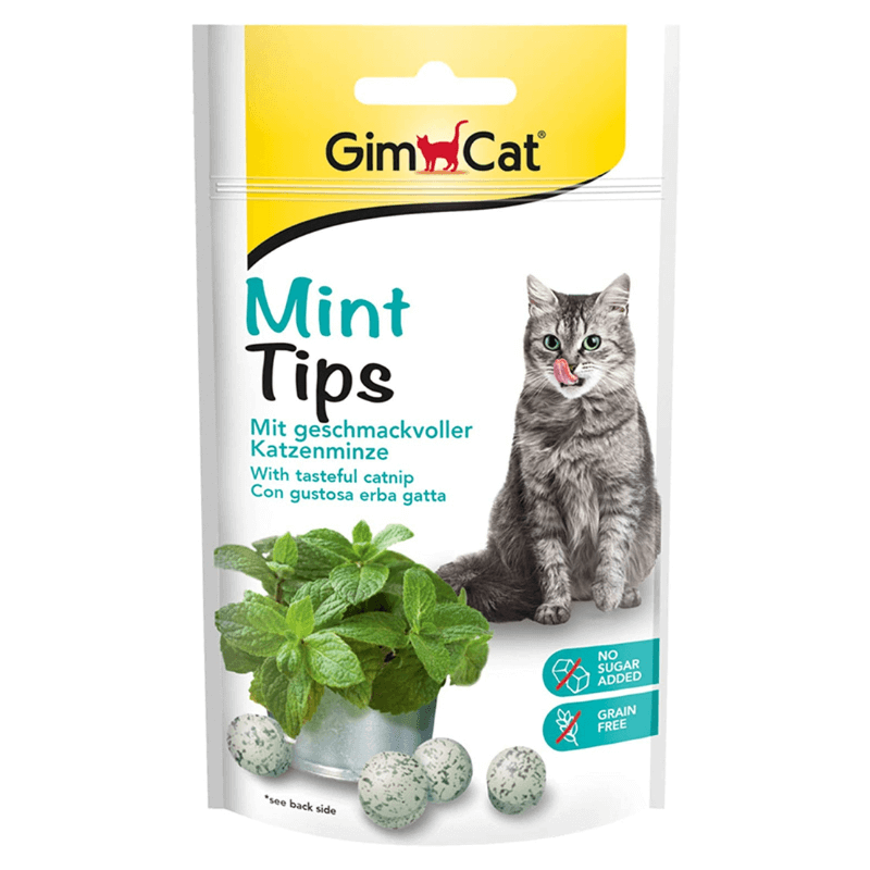 GimCat Cat MintTips przekąski z kocimiętką dla kota 40g