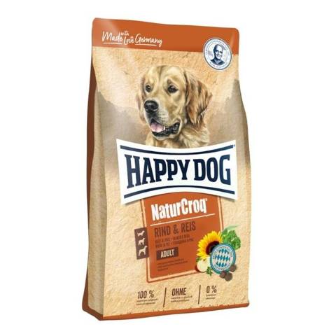 Happy Dog NaturCroq Wołowina i Ryż 15kg