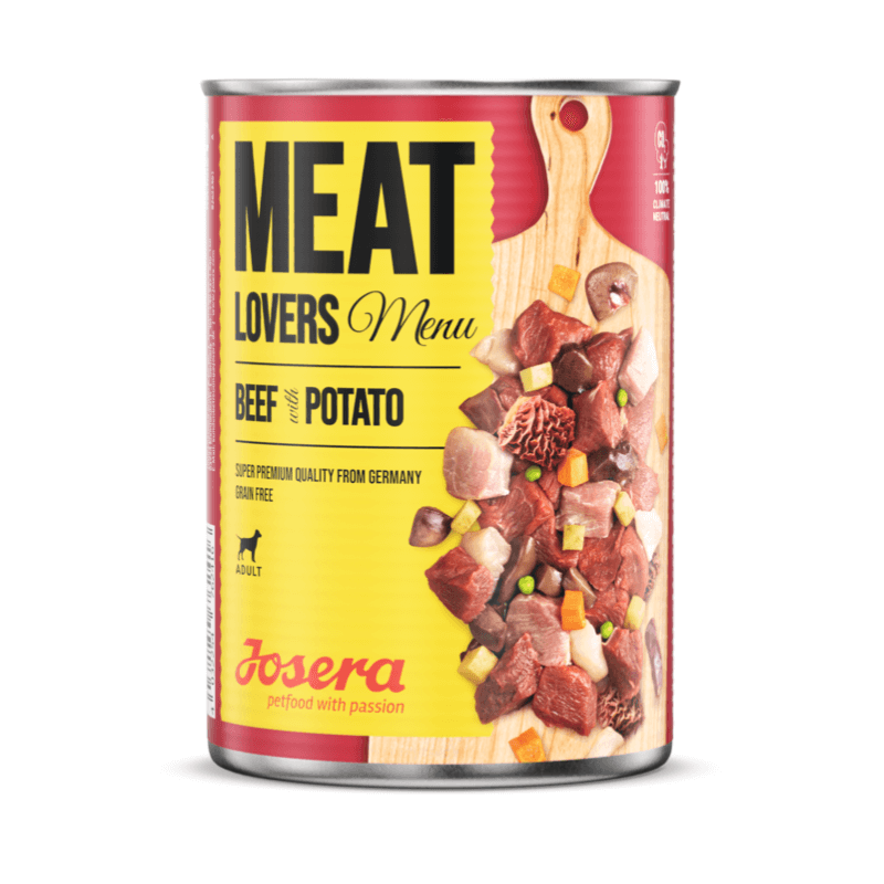 Josera karma mokra Meat Lovers Menu dla psa z wołowiną i ziemniakami 400g