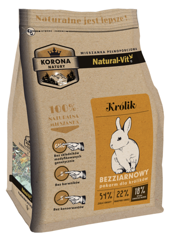 Natural-Vit Korona Natury Karma dla królika 10kg