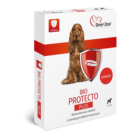 Over Zoo Bio Protecto Plus obroża dla psów średnich 10-25kg 60cm