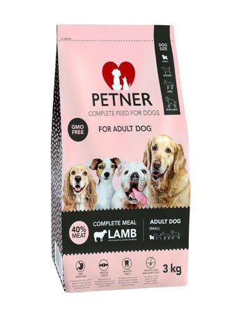 Petner Karma Adult Small z jagnięciną dla dorosłych psów małych ras 3kg