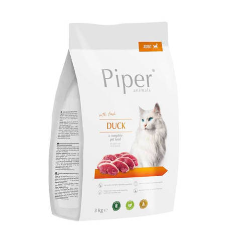 Piper Animals z kaczką sucha karma dla kota 3kg