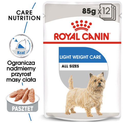 ROYAL CANIN CCN Light Weight Care karma mokra - pasztet dla psów dorosłych z tendencją do nadwagi 12x85g