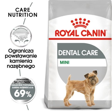 ROYAL CANIN CCN Mini Dental Care karma sucha dla psów dorosłych, ras małych, redukująca powstawanie kamienia nazębnego 1kg