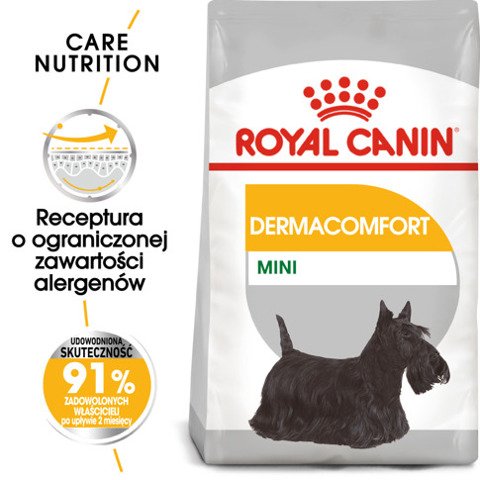 ROYAL CANIN CCN Mini Dermacomfort karma sucha dla psów dorosłych, ras małych, o wrażliwej skórze, skłonnej do podrażnień 1kg