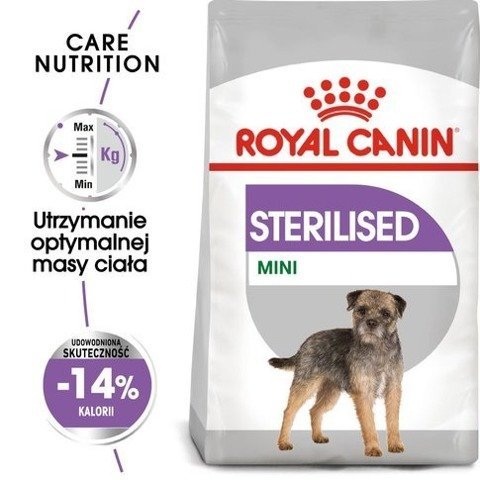 ROYAL CANIN CCN Mini Sterilised karma sucha dla psów dorosłych, ras małych, sterylizowanych 1kg