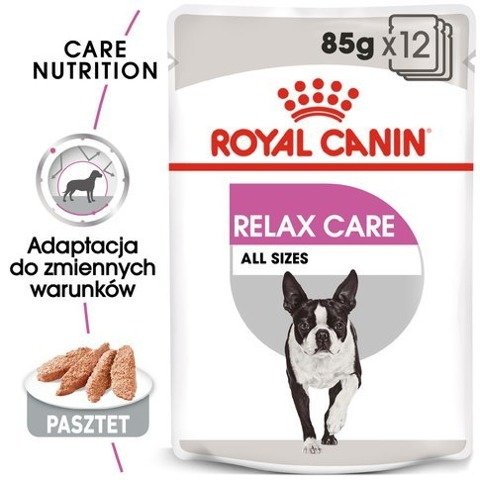 ROYAL CANIN CCN Relax Care karma mokra - pasztet dla psów dorosłych narażonych na działanie stresu 12x85g
