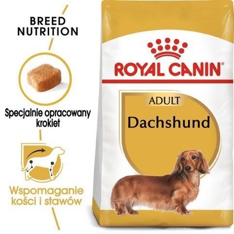 ROYAL CANIN Dachshund karma sucha dla psów dorosłych rasy jamnik 1,5kg