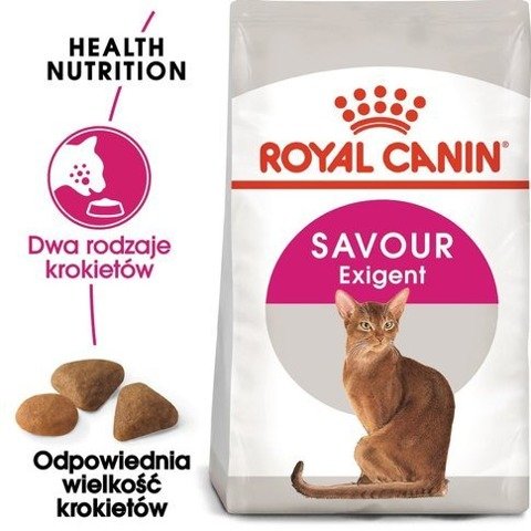 ROYAL CANIN Exigent Savour Sensation karma sucha dla kotów dorosłych, wybrednych, kierujących się teksturą krokieta 10kg