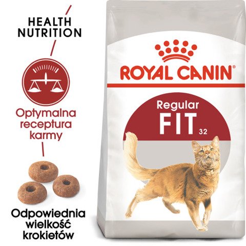 ROYAL CANIN  FIT karma sucha dla kotów dorosłych, wspierająca idealną kondycję 10kg