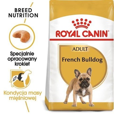 ROYAL CANIN French Bulldog Adult karma sucha dla psów dorosłych rasy bulldog francuski 9kg