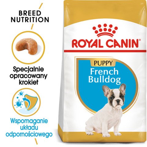 ROYAL CANIN French Bulldog Puppy karma sucha dla szczeniąt do 12 miesiąca, rasy bulldog francuski 10kg