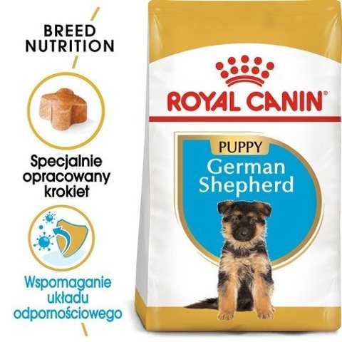 ROYAL CANIN German Shepherd Puppy karma sucha dla szczeniąt do 15 miesiąca, rasy owczarek niemiecki 12kg