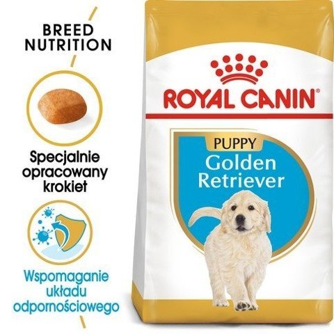ROYAL CANIN Golden Retriever Puppy karma sucha dla szczeniąt do 15 miesiąca, rasy golden retriever 12kg