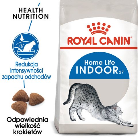 ROYAL CANIN Indoor Feline karma sucha dla kotów dorosłych, przebywających wyłącznie w domu 400g