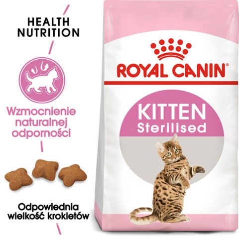 ROYAL CANIN  Kitten Sterilised karma sucha dla kociąt od 4 do 12 miesiąca życia, sterylizowanych 3,5kg