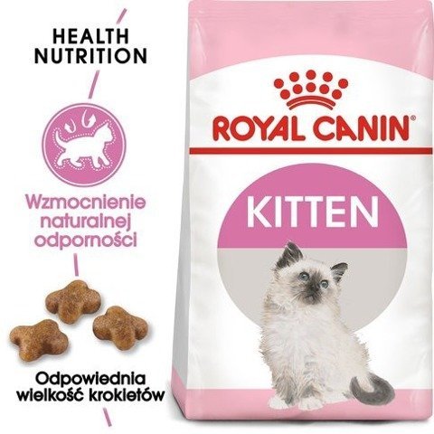 ROYAL CANIN Kitten karma sucha dla kociąt od 4 do 12 miesiąca życia 4kg