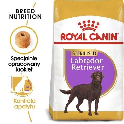 ROYAL CANIN Labrador Retriever Sterilised Adult karma sucha dla psów dorosłych, rasy labrador retriever, sterylizowanych 12kg