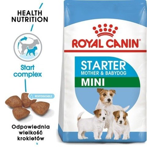ROYAL CANIN Mini Starter Mother & Babydog karma sucha dla suk w ciąży i okresie laktacji oraz szczeniąt, od 4 do 8 tygodnia, ras małych 1kg