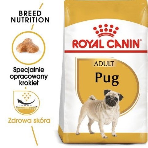 ROYAL CANIN Pug Adult karma sucha dla psów dorosłych rasy mops 1,5kg