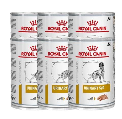 ROYAL CANIN Vet Urinary S/O dla psa 6x410g