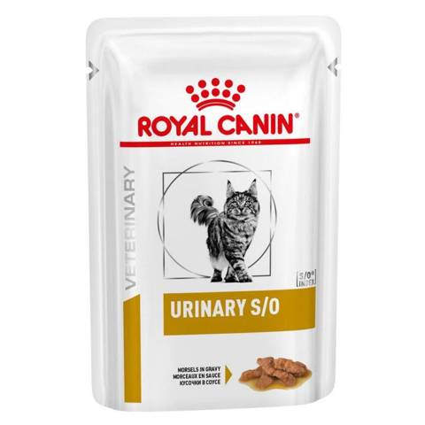 ROYAL CANIN Vet Urinary S/O gravy kawałki w sosie dla kotów ze schorzeniami układu moczowego 85g