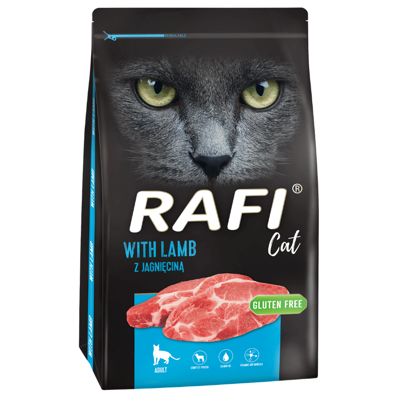 Rafi Cat karma sucha z jagnięciną 7kg