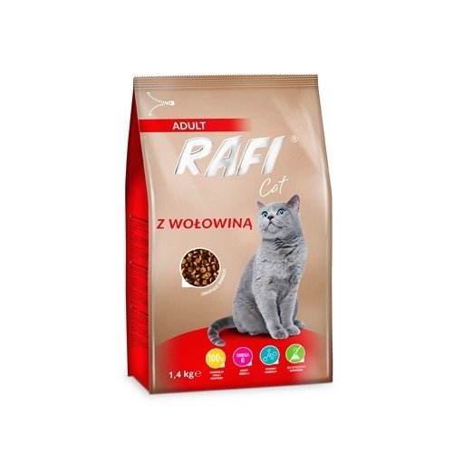 Rafi Cat z wołowiną 1,4kg