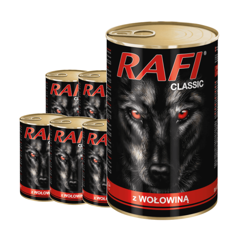 Rafi Classic z wołowiną 18x1240g
