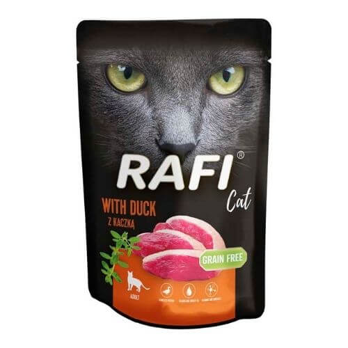 Rafi dla kota z kaczką bez zbóż 100g