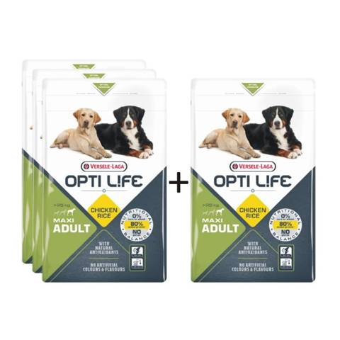 Versele-Laga Opti Life Adult Maxi dla psów dużych ras 3+1kg