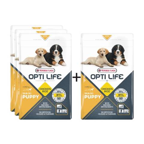 Versele-Laga Opti Life Puppy Maxi dla szczeniąt ras dużych 3+1kg