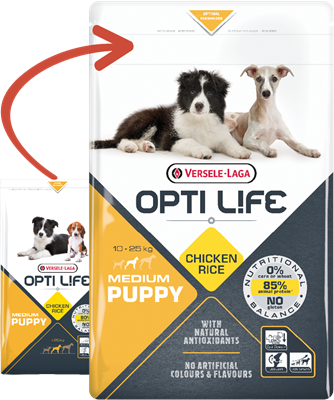 Versele-Laga Opti Life Puppy Medium dla szczeniąt ras średnich 12,5kg